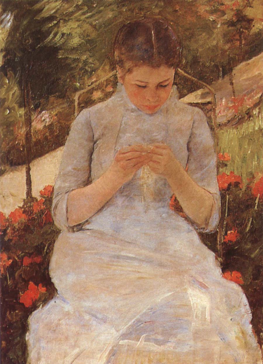 Mary Cassatt Being young girl who syr